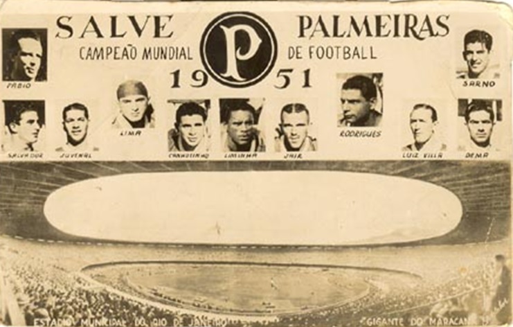 Revista Palmeiras Campeão Mundial De 1951 + Medalha